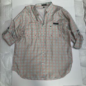 Southern Marsh Harbor Cay Fishing Plaid Shirt